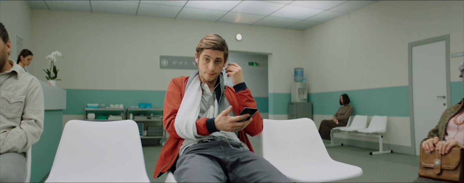 Orange — clinic waiting room